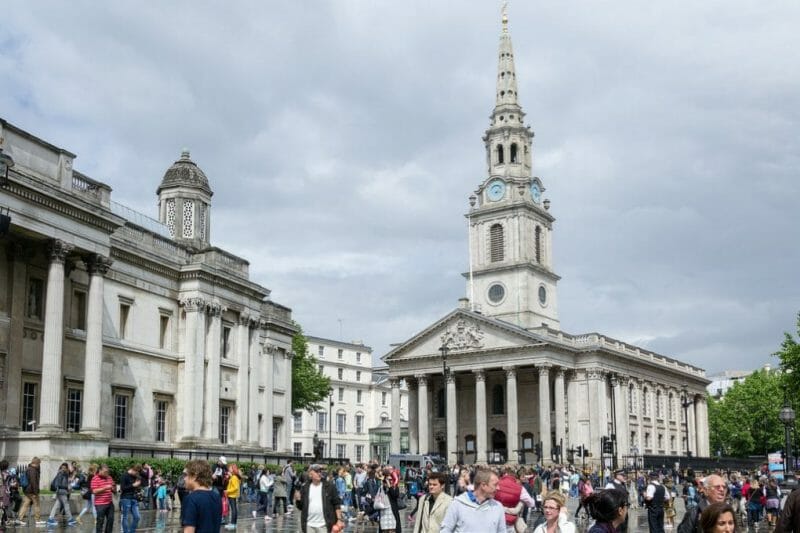 Trafalgar Square, London, England by dconvertini Trafalgar Square photo
