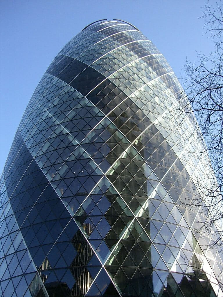 The 10 Most Spectacular Buildings in London 4 The Gherkin london photo