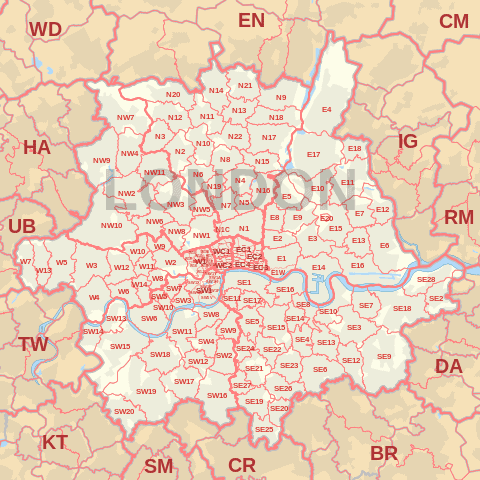 london travel map