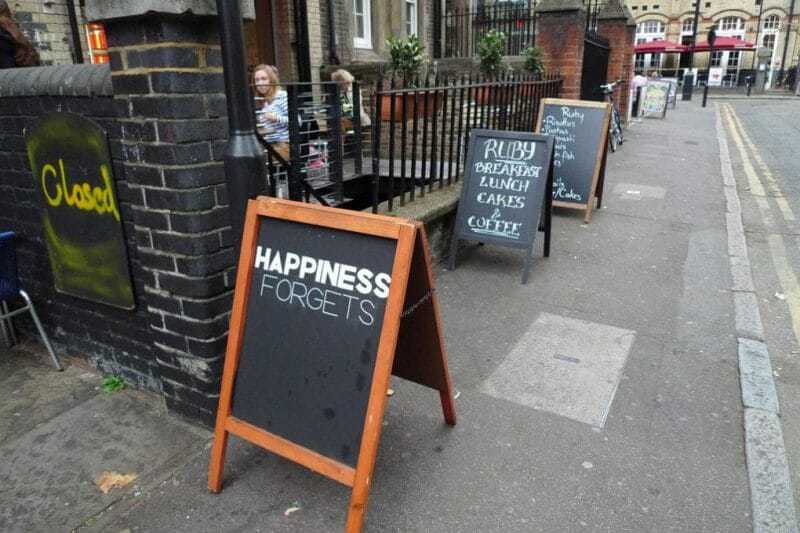 Happiness Forgets bar photo