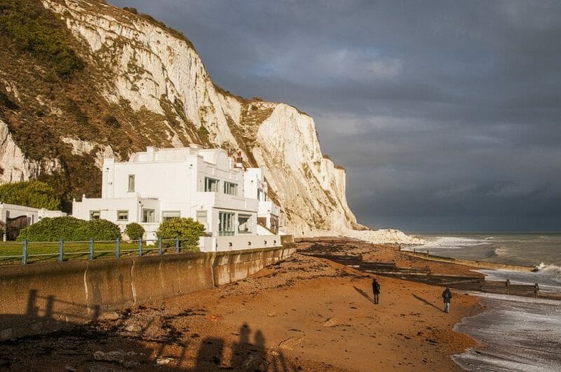 Top 10 Coastal Walks in England 6 White Cliffs Dover photo