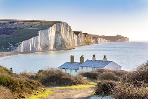 The 14 Best Things to Do in Canterbury 2 Coast Guard Cottages at the Seven Sisters Chalk Cliffs