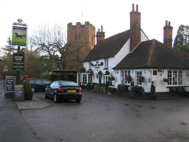Things To Do In The Countryside During An English Summer 2 Fulmer Black Horse public house and the church of St James