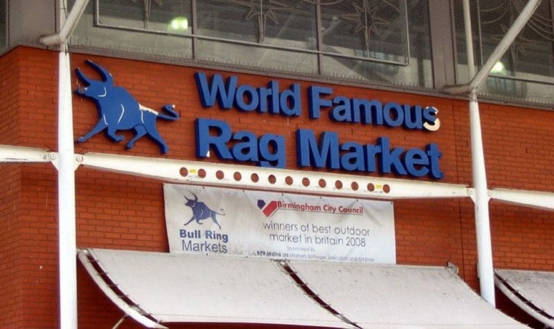 Birmingham: rag market