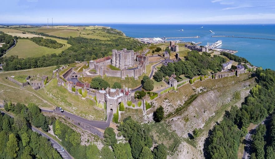 The Best 20 Castles To Visit In England 10 Dover Castle from the air