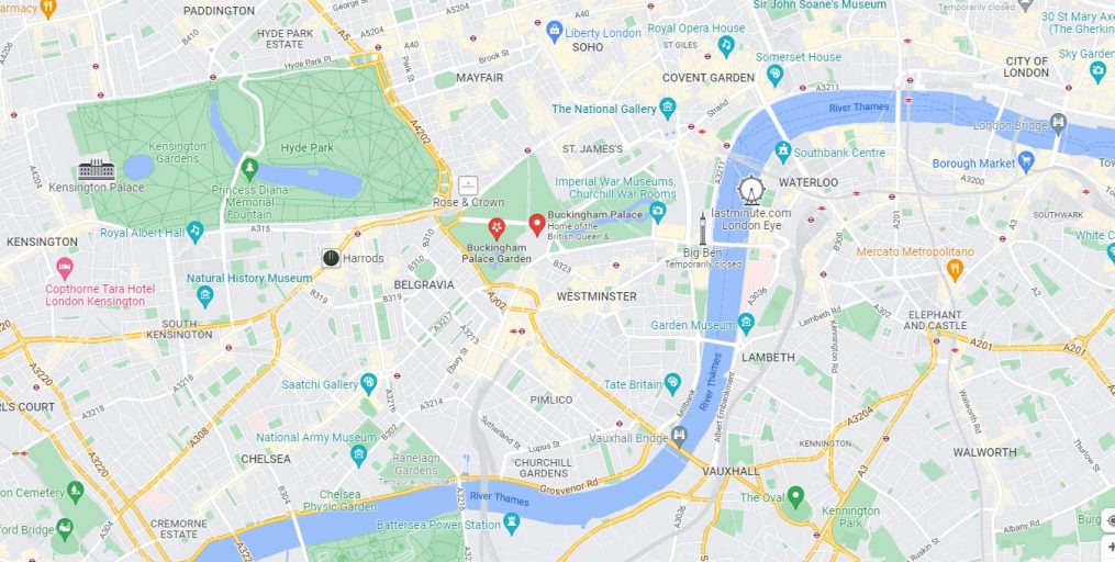 Buckingham Palace | The Queen's Official London Residence 5 buckingham palace location